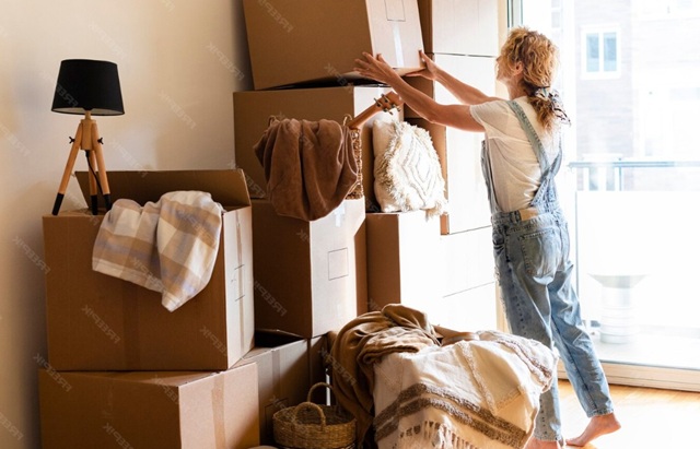 stěhování věcí
