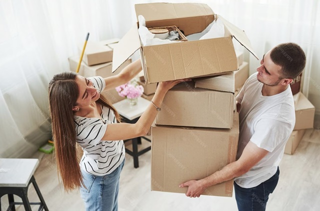 stěhování věcí